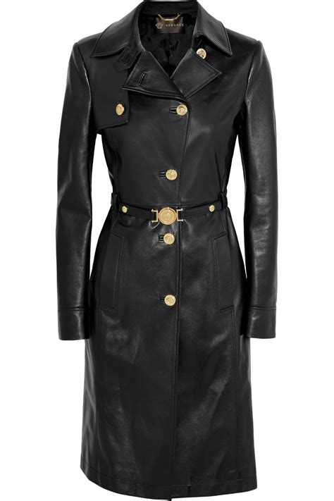 versace collection women military coat
